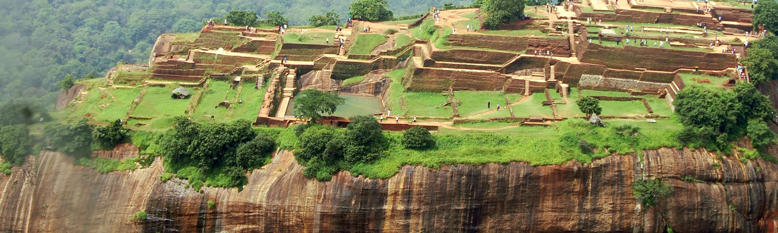 Aariel View of Sigiriya Rock Fortress